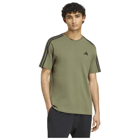 Adidas Ανδρική κοντομάνικη μπλούζα Essentials 3-Stripes Single Jersey T-Shirt